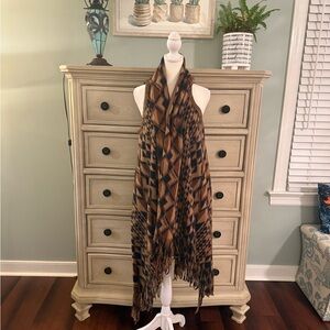 Anthropology Tracy Reese Elegant Black and Brown Vest